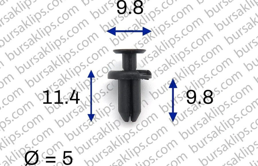 TOYOTA DAVLUMBAZ UÇ KLİPSİ - 9046705170 - Yedek Parça