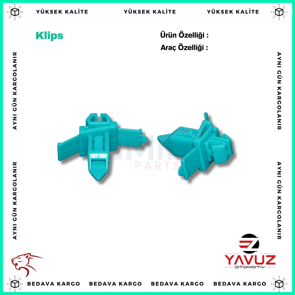 TOYOTA KAPI KAPLAMA KLİPSİ - 7549160011 - Yedek Parça