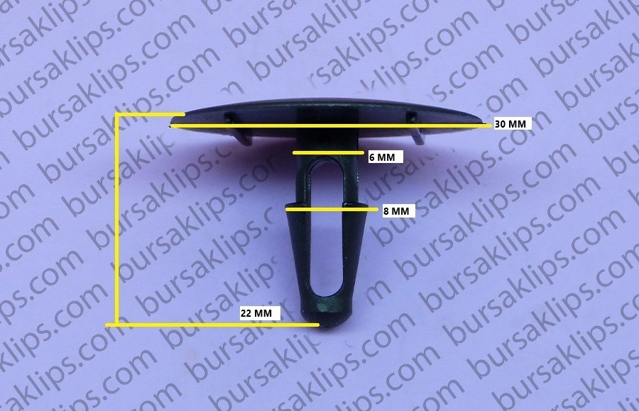 TOYOTA KAPUT İZOLE KLİPSİ - 9046709008 - Yedek Parça