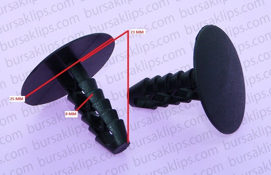 ÜNİVERSAL TAVAN DÖŞEME KLİPSİ (25*23*8) - 47132418 - Yedek Parça