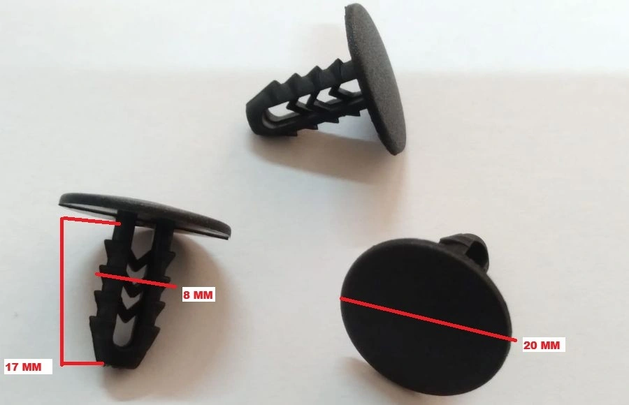 ÜNİVERSAL TAVAN DÖŞEME KLİPSİ (8mmx20mm) - Yedek Parça