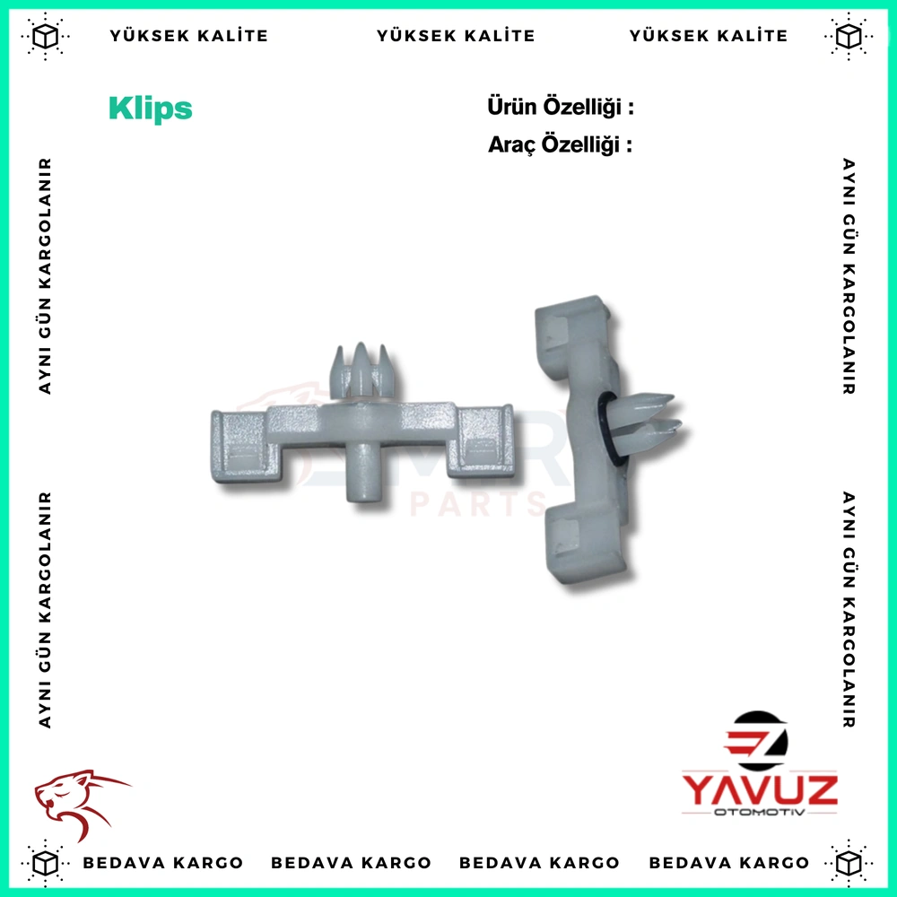 VOLKSWAGEN ÇITA KLİPSİ - 7L0853547A - Yedek Parça