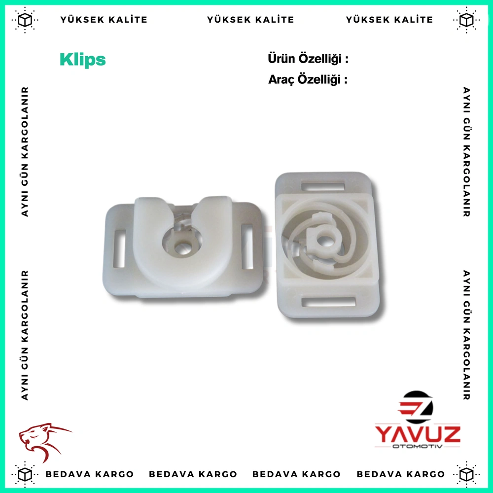 VOLKSWAGEN KAPI PANEL KLİPSİ - 6Q0868241A - Yedek Parça