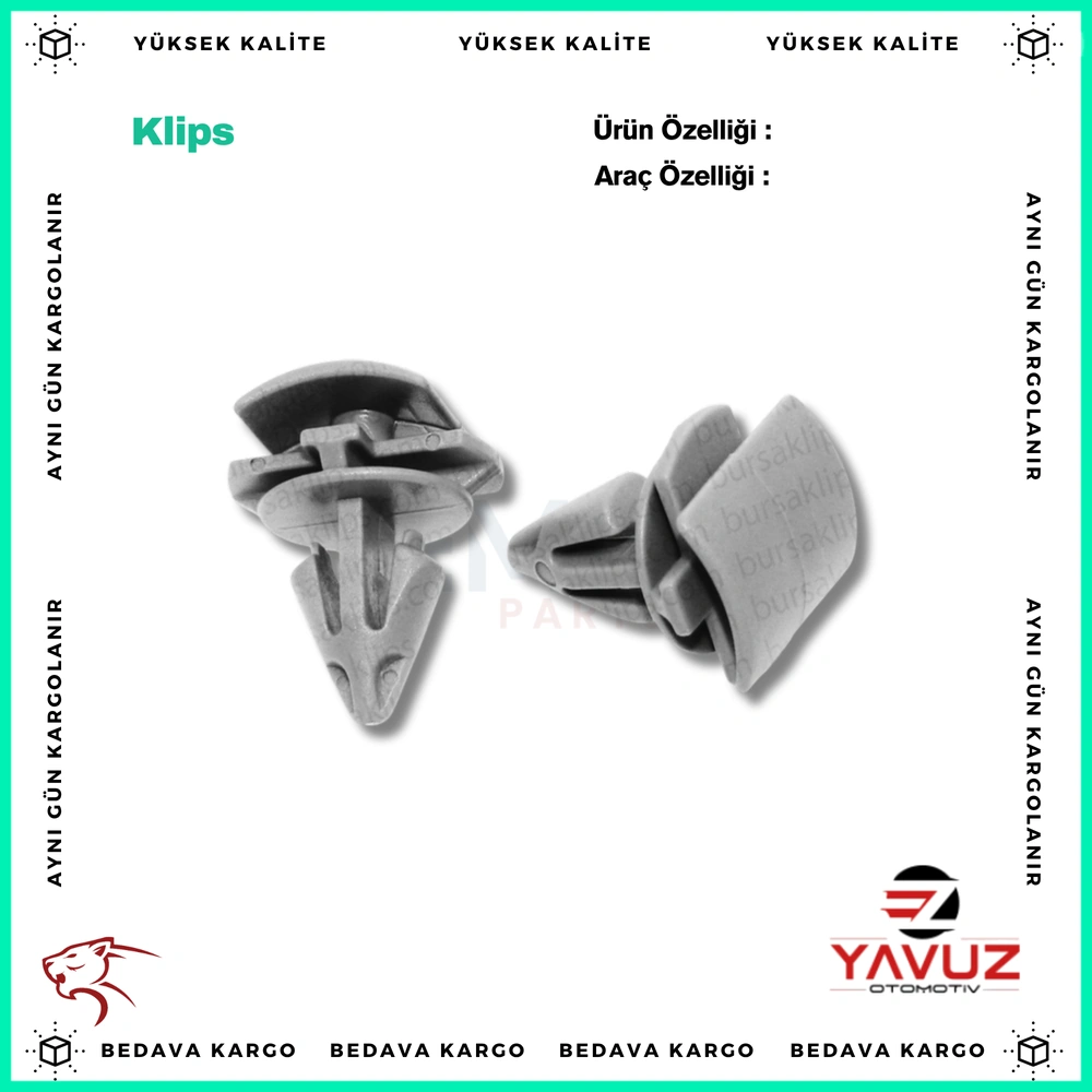 VOLKSWAGEN PASSAT,JETTA MARŞPİYEL KLİPSİ - 3C0853585 - Yedek Parça