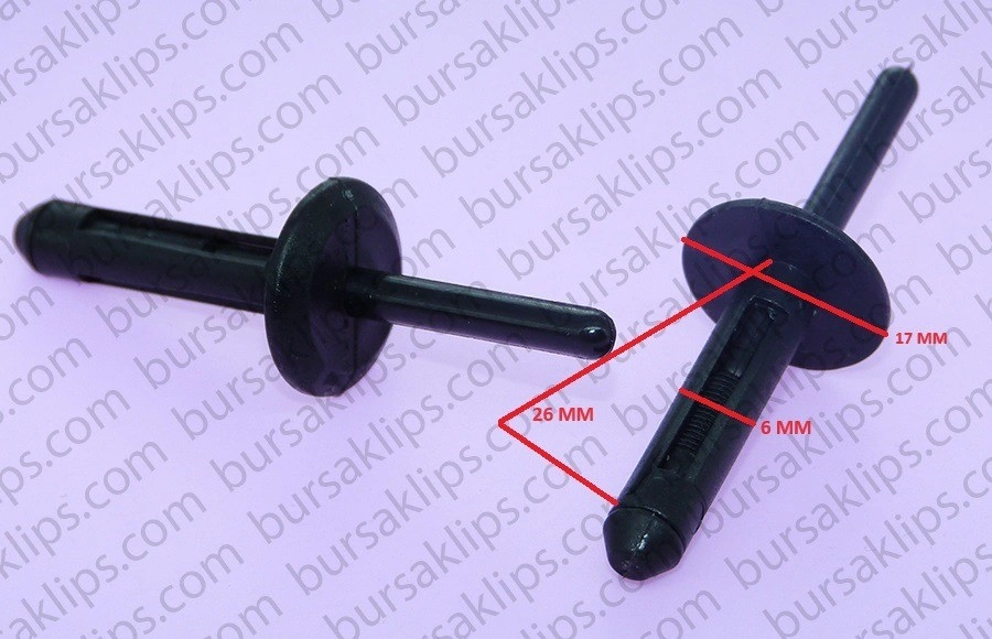 BMW E70,X5,E71,X6 TAMPON ÇAMURLUK PLASTİK PERÇİNİ - 07142151750 - Yedek Parça