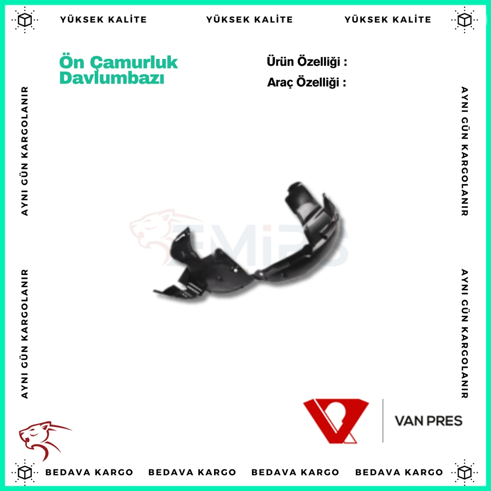 On Camurluk Davlumbazi Sol Renault Clio Symbol Sandero 2 - Ii 12- - 638410849R - Yedek Parça