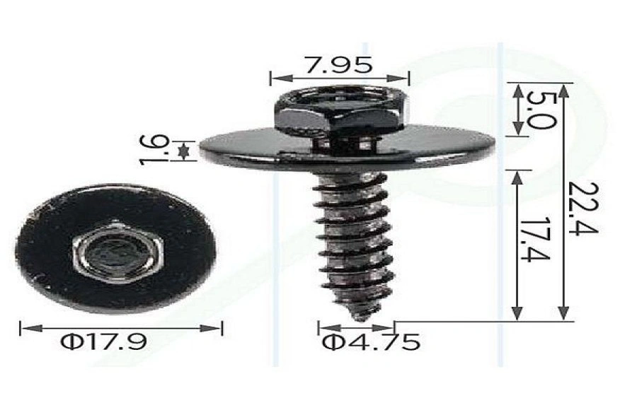 BMW TRİFON VİDA PULLU (4.8X18 mm) - 07147129161 - Yedek Parça