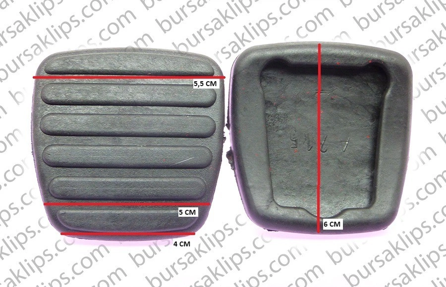 DACİA LOGAN I,SANDERO I,MCV,EXPRESS,PICK UP FREN,DEBRİYAJ PEDAL LASTİĞİ - 6001547908 - Yedek Parça