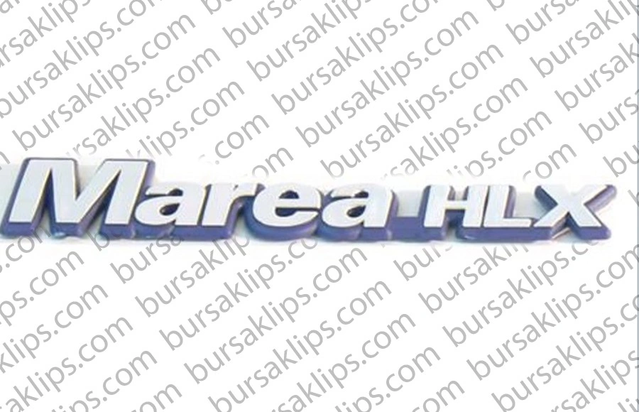 FİAT MAREA HLX BAGAJ YAZI (MAVİ) - 46805070 - Yedek Parça