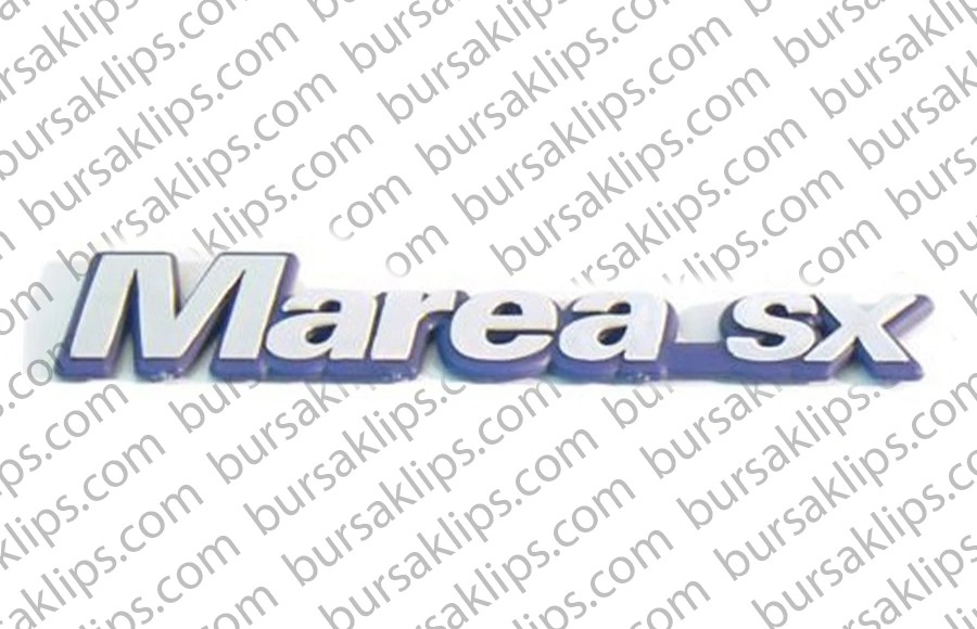 FİAT MAREA SX BAGAJ YAZI (MAVİ) - 46805068 - Yedek Parça