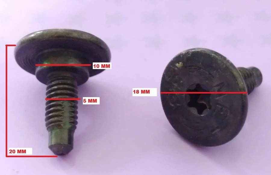 FİAT PALİO,LİNEA,SİENA ÖN TAMPON CİVATASI (KISA) - 51941969 - Yedek Parça
