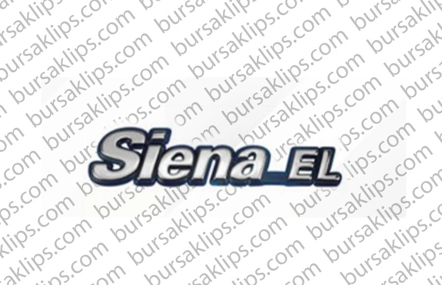 FİAT SİENA EL BAGAJ YAZI (MAVİ) - 98820446 - Yedek Parça