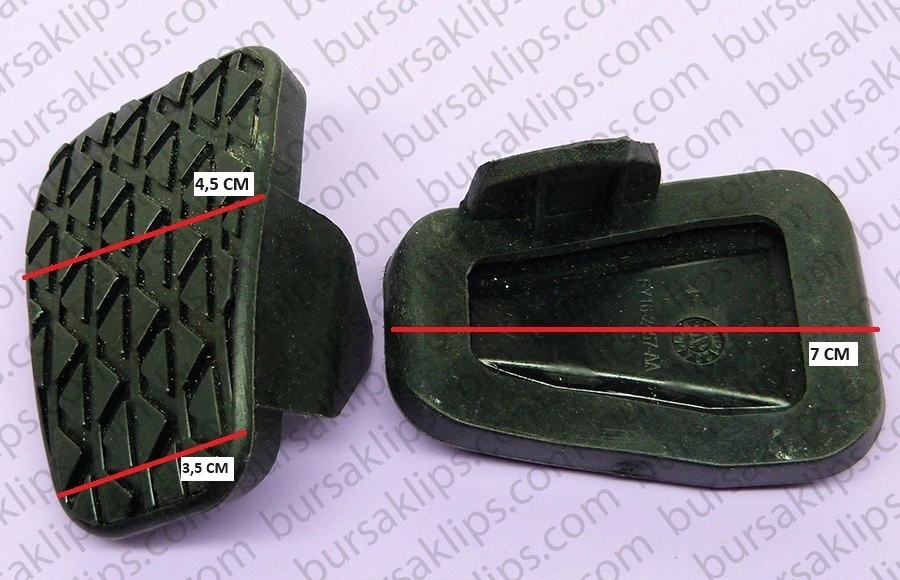 FORD FİESTA,TOURNEO-TRANSİT COURİER,B-MAX FREN PEDAL LASTİĞİ (YANAKLI) - EY162457AA - Yedek Parça