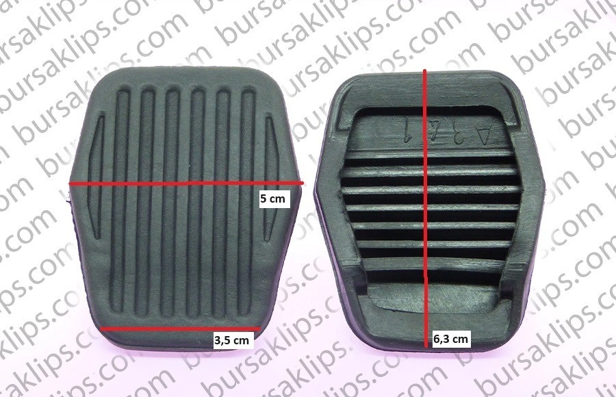 FORD KUGA,FOCUS II-III,CABRİOLET,CMAX,GRND CMAX FREN,DEBRİYAJ PEDAL LASTİĞİ - 3M512457AA - Yedek Parça
