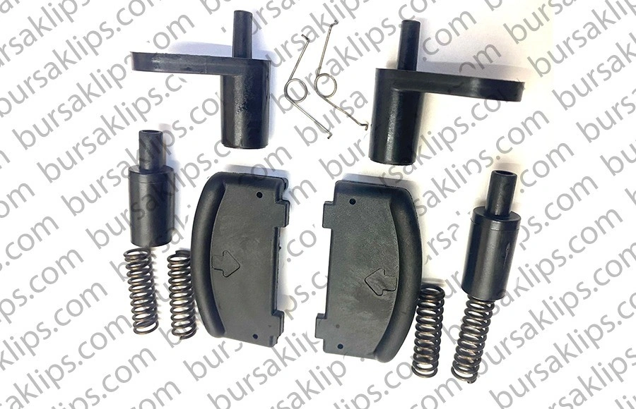 FORD TRANSİT T18 SÜRGÜLÜ CAM MANDALI (TAKIM) - ET76A42004CK - Yedek Parça