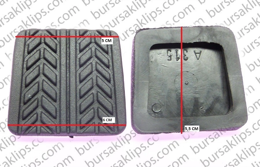MAZDA ,FORD,KIA FREN,DEBRİYAJ PEDAL LASTİĞİ - 29856 - Yedek Parça