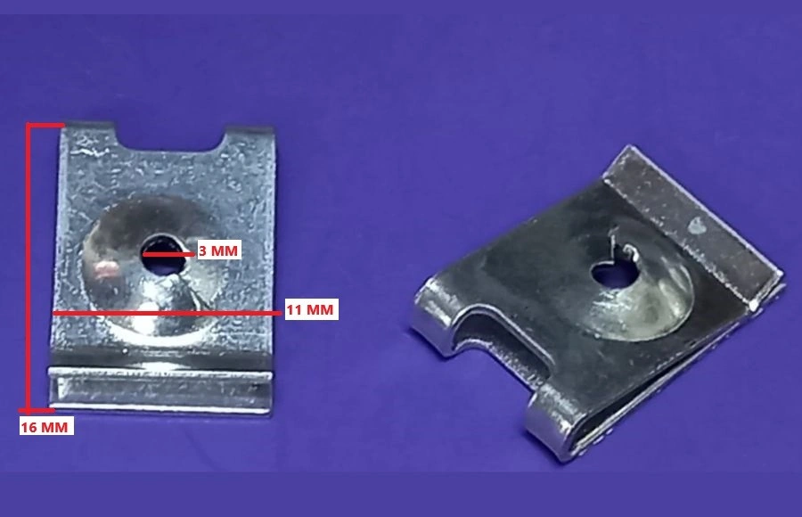 MERCEDES TRİFON SOMUN BEYAZ (3,0x11x16mm) - A1239940145 - Yedek Parça