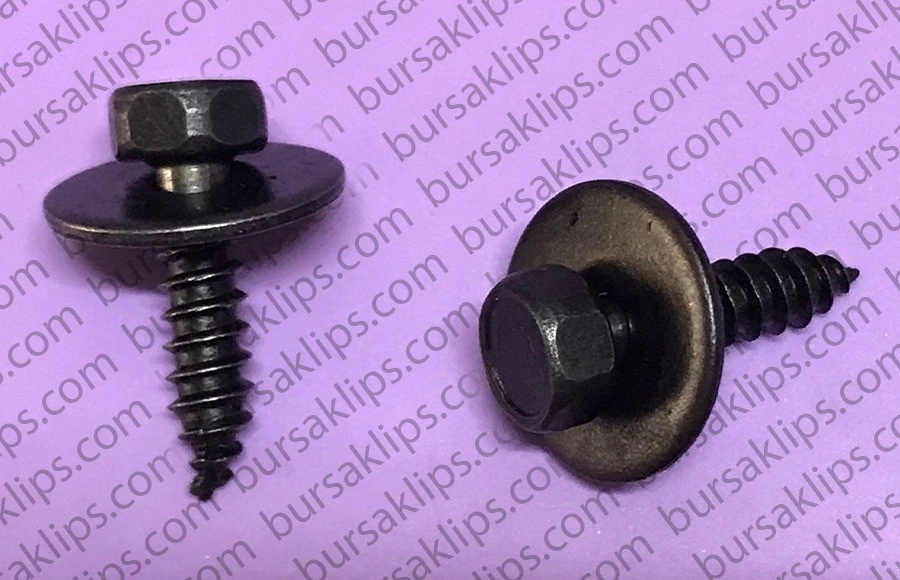 OPEL,BMW,VOLKSWAGEN TRİFON VİDA SİYAH (4,8X15mm) - Yedek Parça