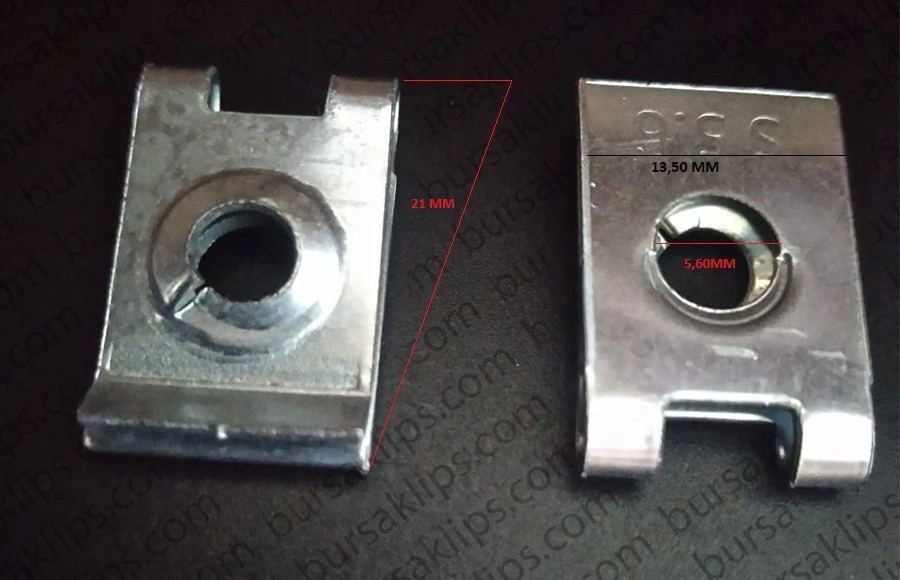 OPEL-BMW TRİFON SOMUN BEYAZ (5.6x13,50x21mm) - 2072077 - Yedek Parça