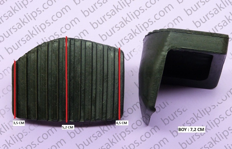 PEUGEOT 106,206 DEBRİYAJ PEDAL LASTİĞİ (YANAKLI) - 213015 - Yedek Parça
