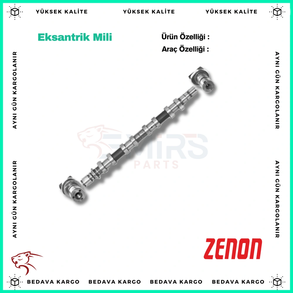 Eksantrik Mili Eksoz Renault Megane Laguna 1.6 16v K4m - 8200100528 - Yedek Parça