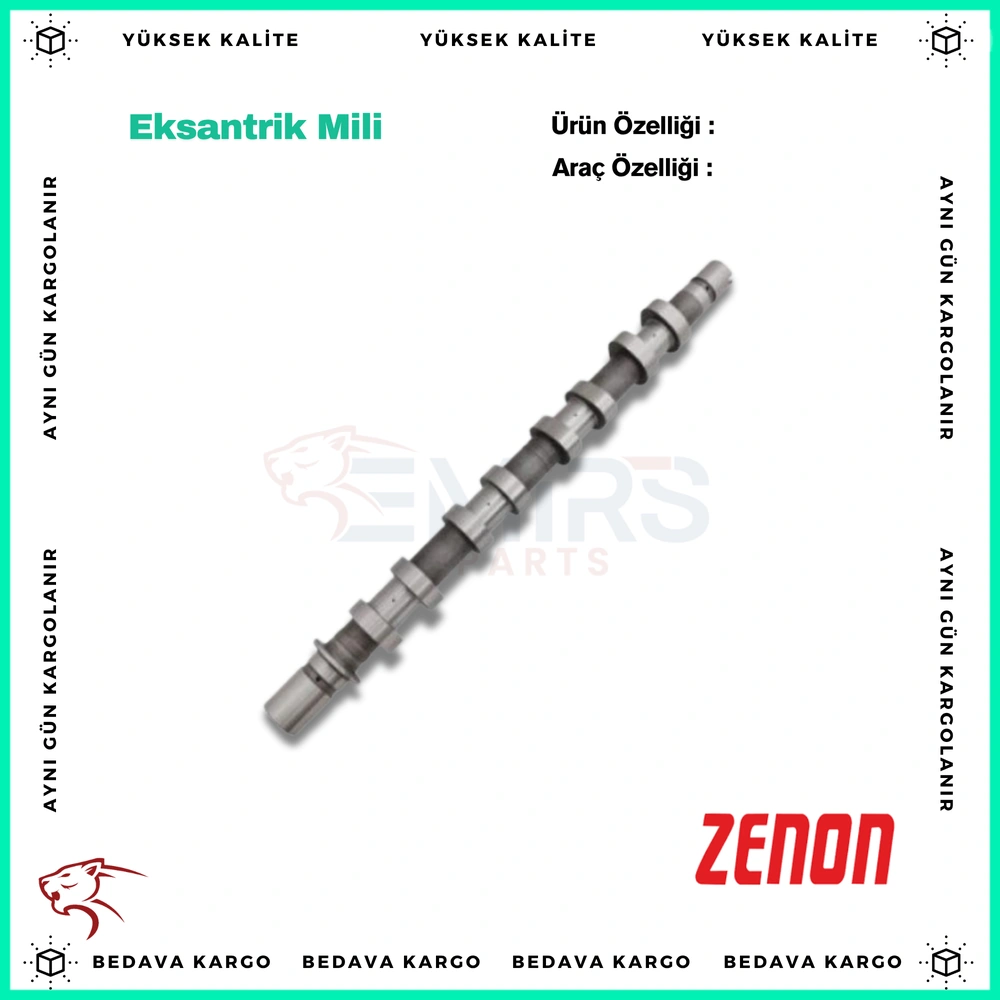 Eksantrik Mili Emme Renault Megane Laguna 1.6 16v K4m - 8200100527 - Yedek Parça
