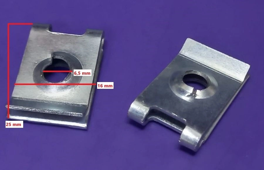 ÜNİVERSAL TRİFON SOMUN BEYAZ (6.5x16x25mm) - Yedek Parça
