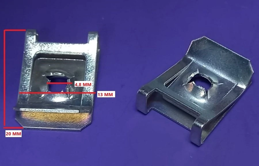 ÜNİVERSAL TRİFON SOMUN GRİ (4.8x13x20) - Yedek Parça
