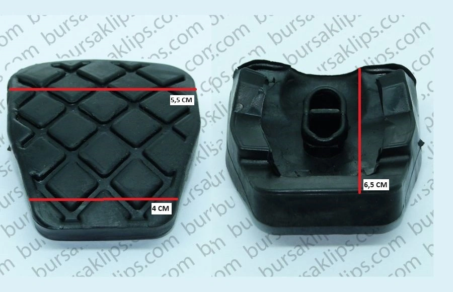 VOLKSWAGEN CADDY 2,GOLF 4 FREN,DEBRİYAJ PEDAL LASTİĞİ - 1J07221173C01C - Yedek Parça