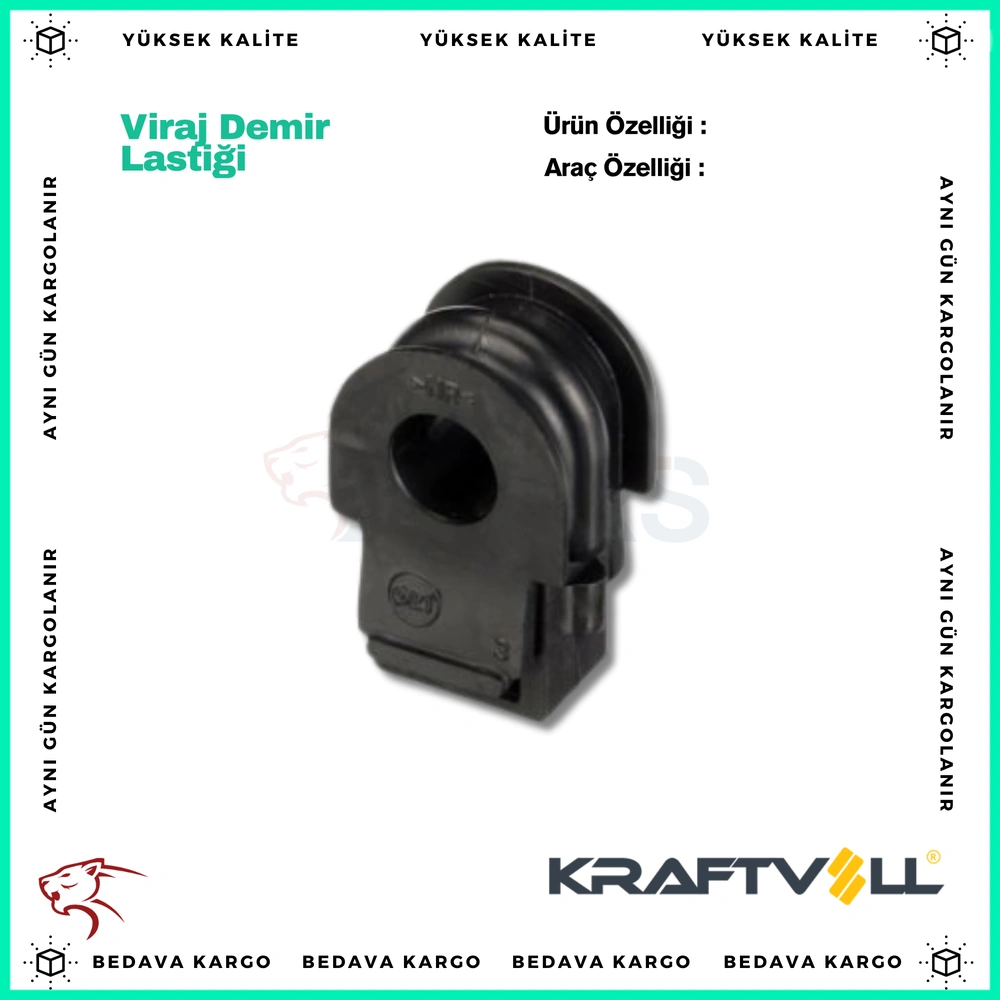 Viraj Demir Lastigi Orta Nissan Qashqai 07-14 - 54613JG02A - Yedek Parça