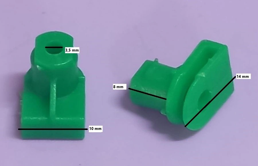 OPEL,FORD,SAAB,BMW VİDA KLİPSİ (DELİK ÇAP 3,5mm) KÜÇÜK - Yedek Parça