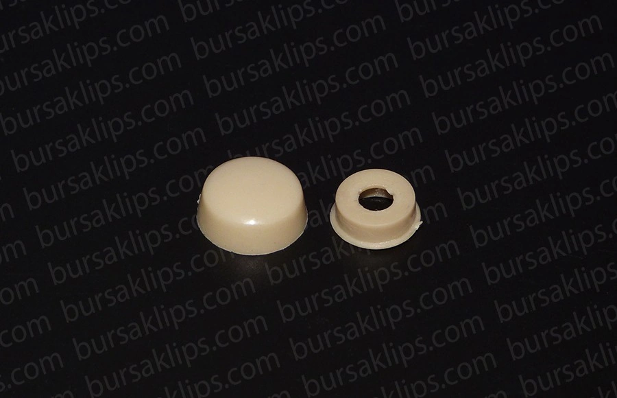 ÜNİVERSAL VİDA KAPAĞI (KÜÇÜK BOY) (DIŞ KAPAK:10mm İÇ KAPAK:9mm) (DELİK:4mm) - Yedek Parça
