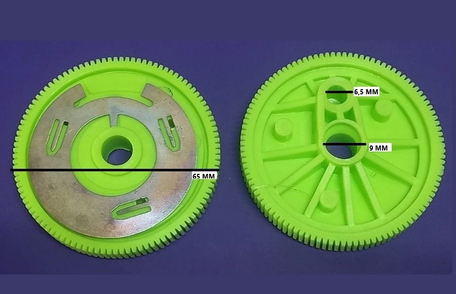FORD FİESTA ARKA SİLECEK MOTORU DİŞLİSİ(65mm:Diş sayısı 105) - 390201532 - Yedek Parça