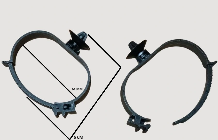 ÜNİVERSAL KABLO HORTUM CIRTLI KELEPÇE (İÇ ÇAP 61 MM,BOY 6 CM) - Yedek Parça
