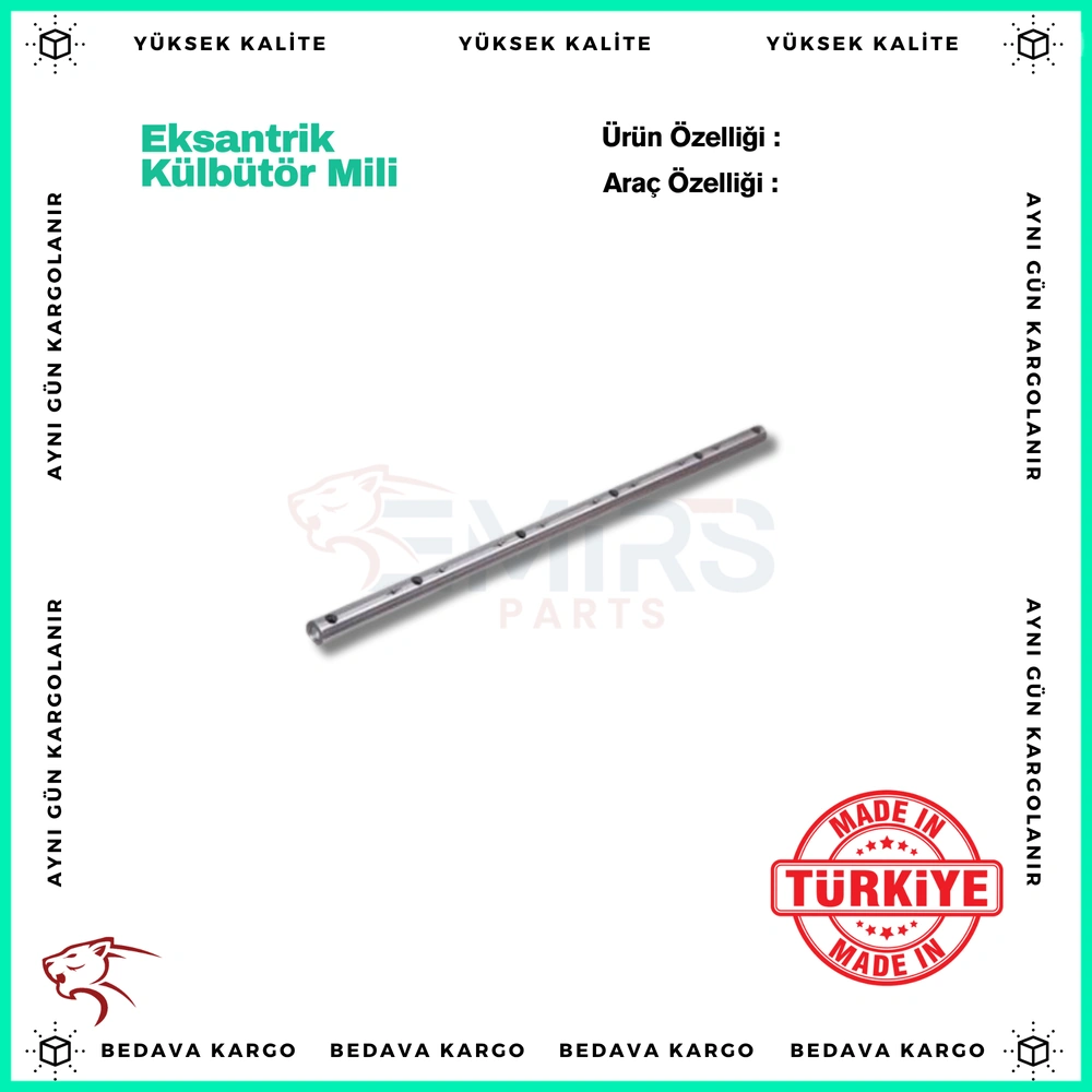 Eksantrik Kulbutor Mili Renault Master 2 2.5 DCI 16v G9U - 8200004857 - Yedek Parça