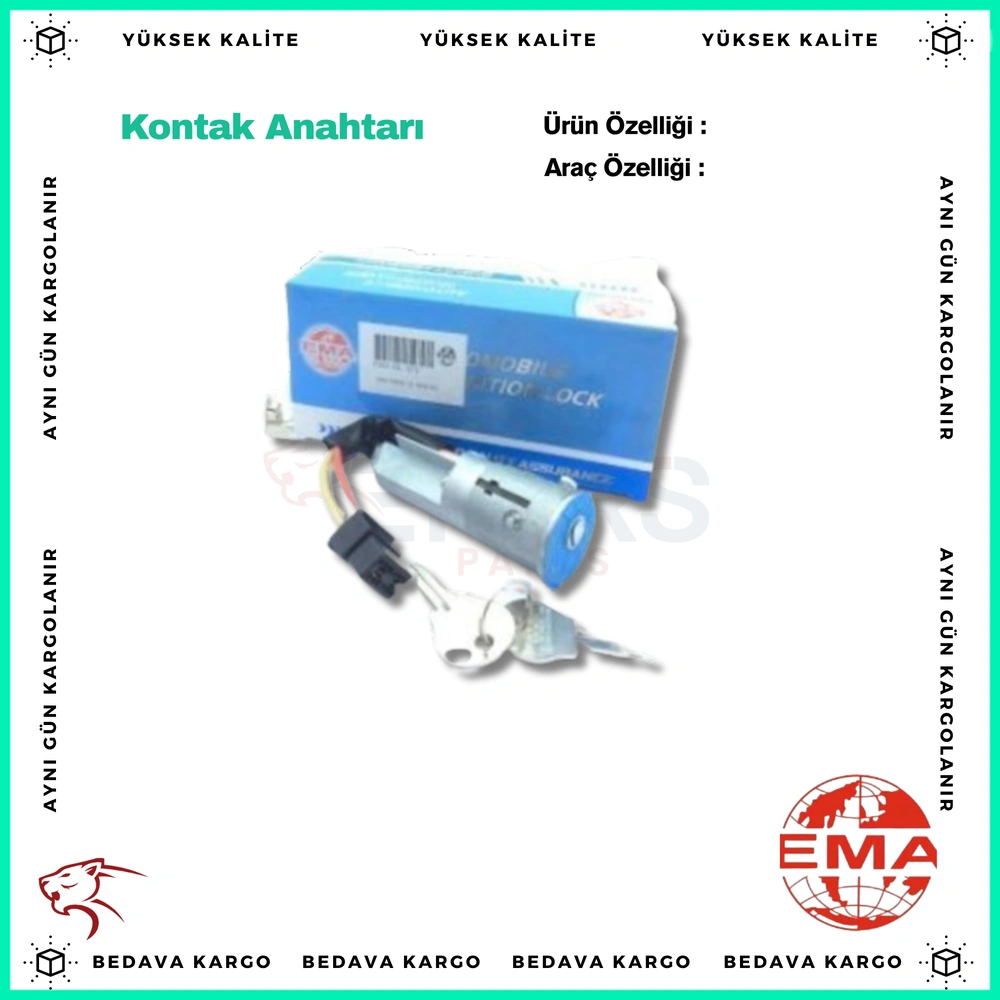 Kontak Anahtari Renault R12 - 7701348151 - Yedek Parça