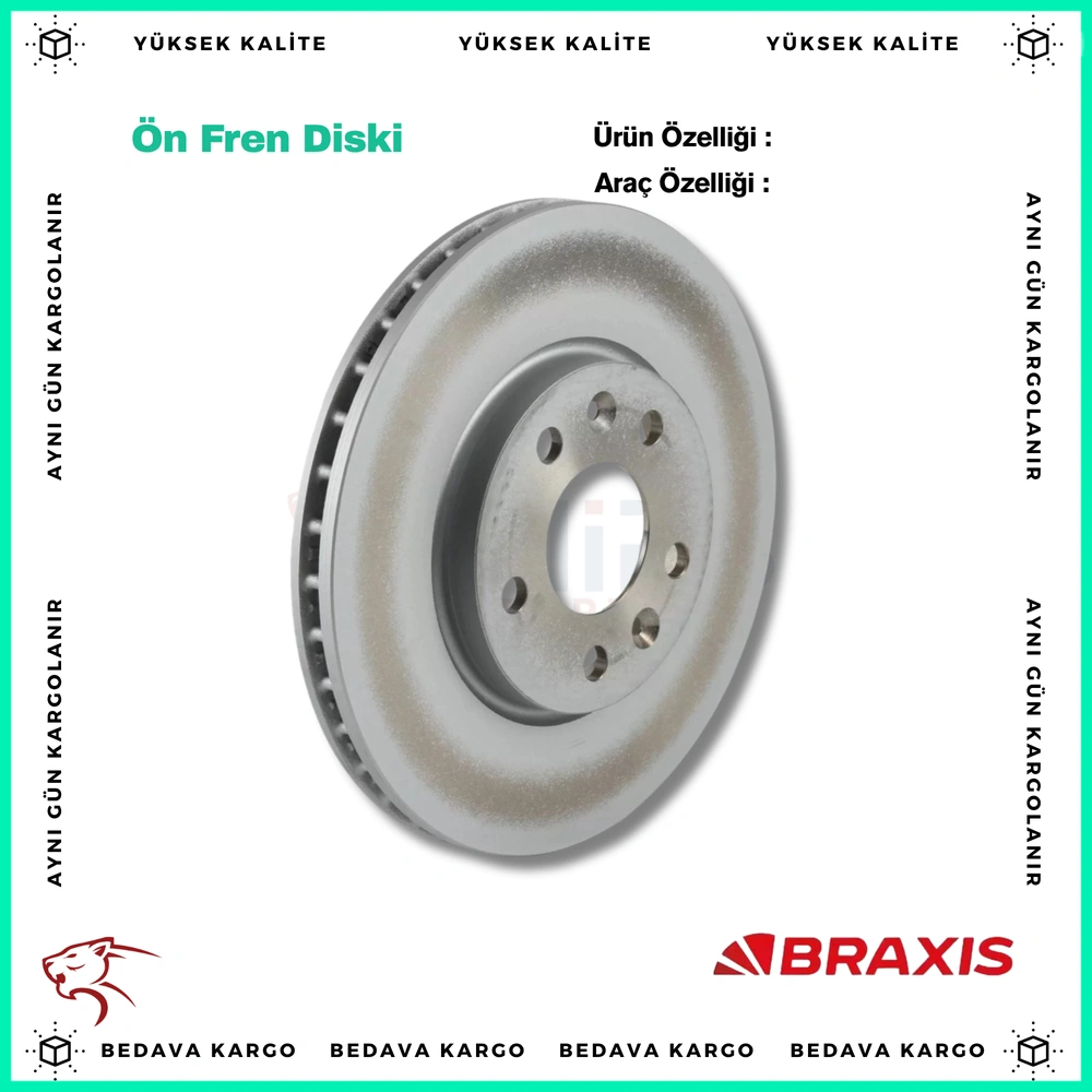 On Fren Diski Renault Laguna 2 Espace - 8200242317 - Yedek Parça