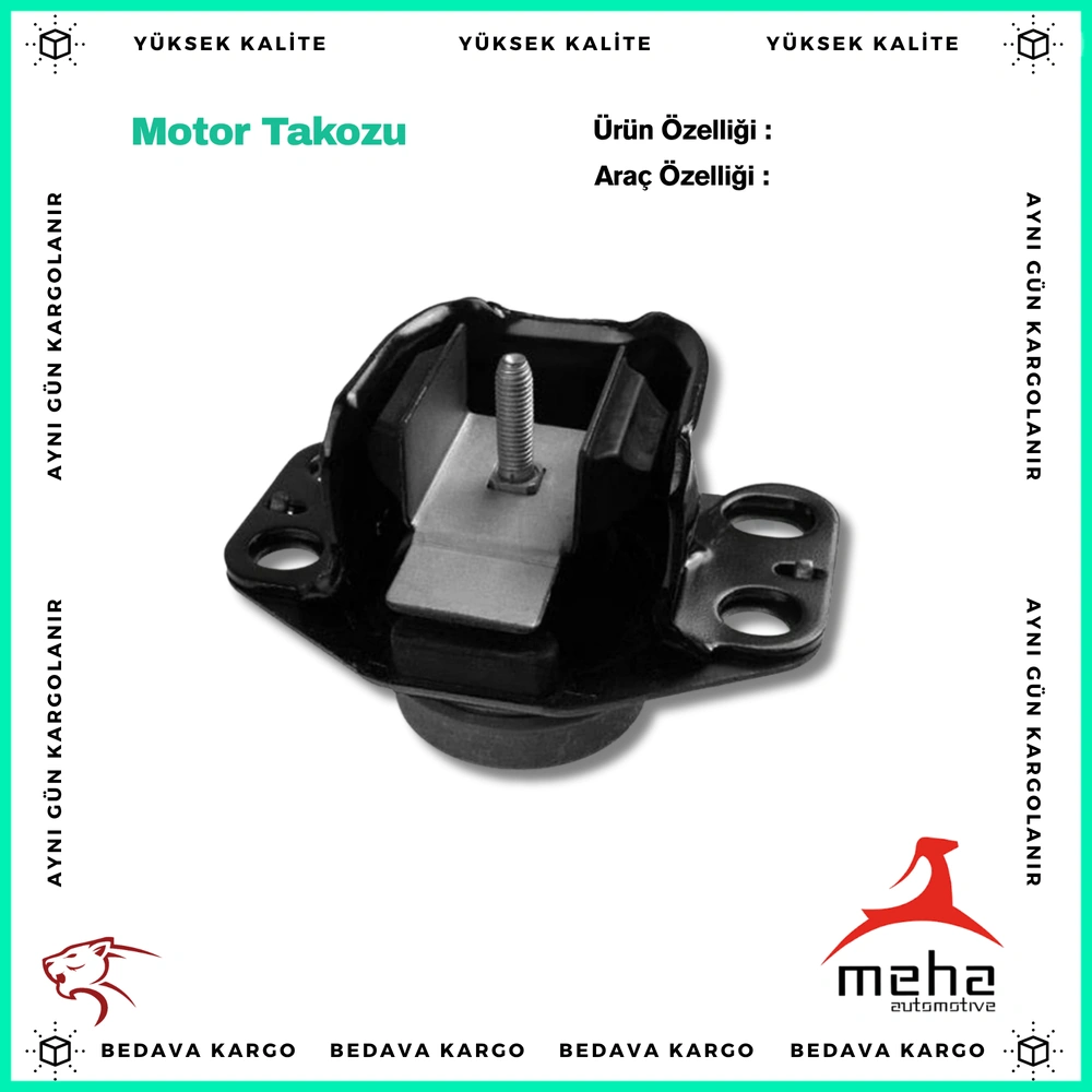 Motor Takozu Ust Sag Renault Kangoo Clio - 7700434370 - Yedek Parça