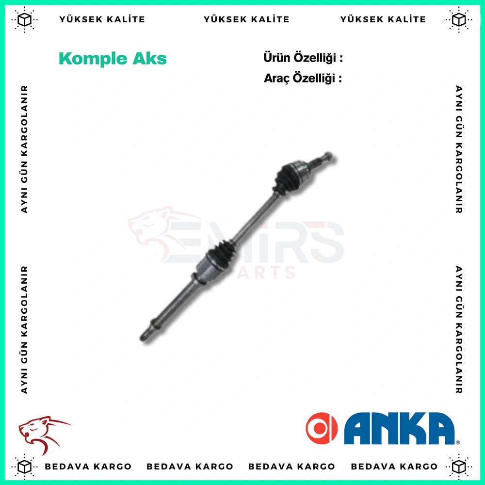 Komple Aks Sag On Renault Kadjar 1.2 TCE - 391002670R - Yedek Parça