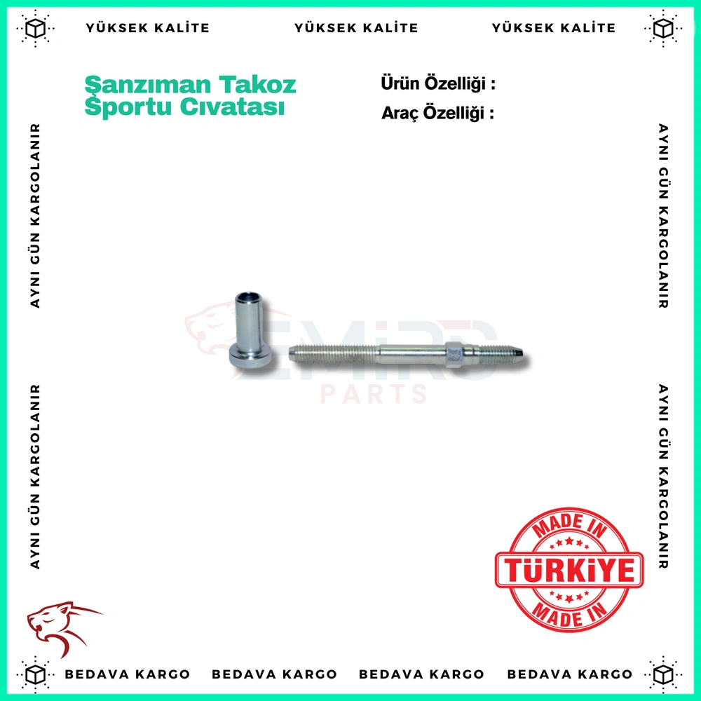 Sanziman Takoz Sportu Civatasi Renault Megane Clio Kangoo - 7700415413 - Yedek Parça