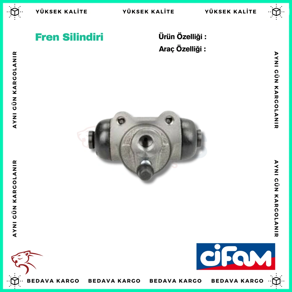 Fren Silindiri Arka Sag-Sol Dokum Renault Megane 1 Laguna 1 93-01 - 7701038287 - Yedek Parça