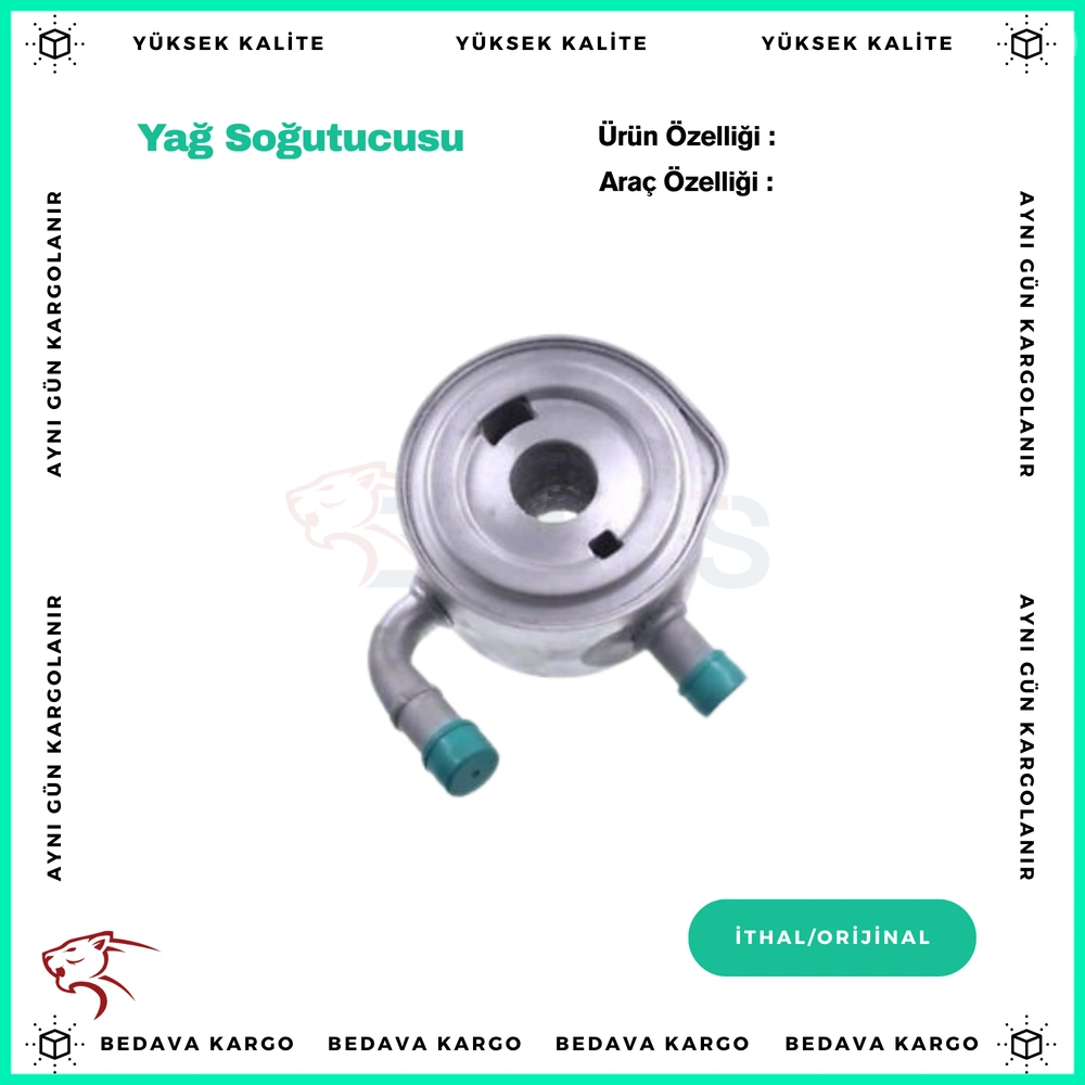 Yag Sogutucusu K9k Renault Clio Kangoo Megane 1.5 - 8200068115 - Yedek Parça