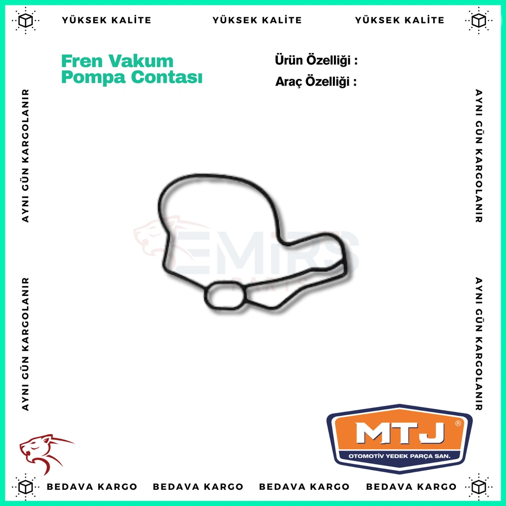 Fren Vakum Pompa Contasi Renault Kangoo 1.9 DCI F8q F9q - 7701046634 - Yedek Parça