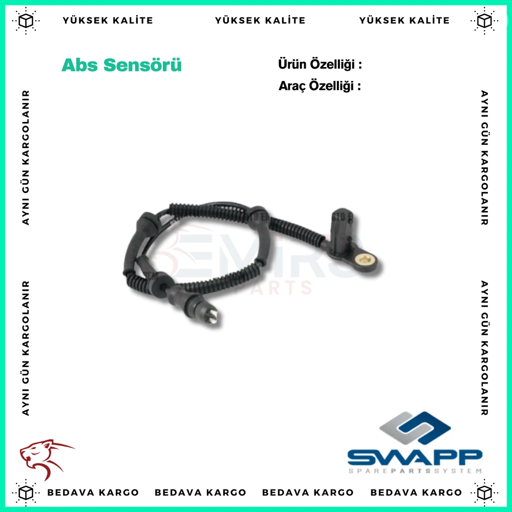 ABS Sensoru On Sag-Sol Renault Master - 8200274800 - Yedek Parça