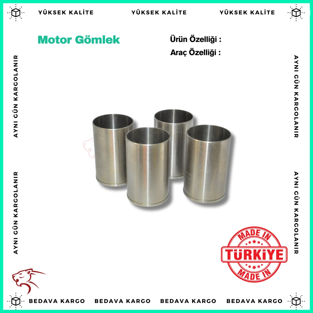 Motor Gomlek Std Renault R19 Laguna 1.8 F3p - 8771957 - Yedek Parça