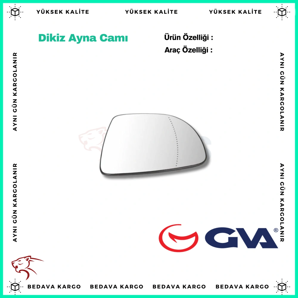 Dikiz Ayna Cami Sag Renault Clio 4 12- - 963669996R - Yedek Parça