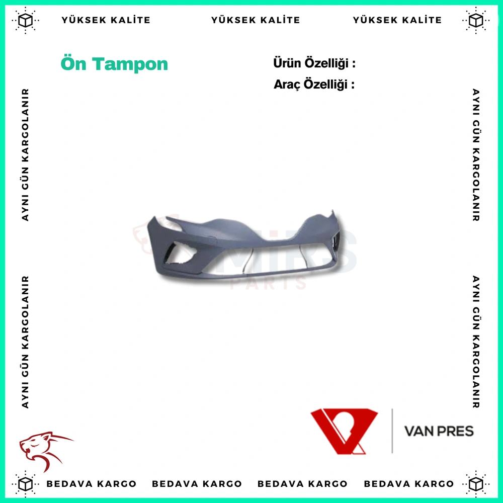 Renault Clio 5 On Tampon 20- - 620220229R - Yedek Parça