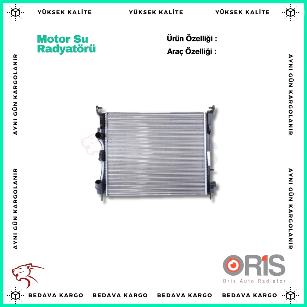 Motor Su Radyatoru Mekanik Renault Thalia 2 1.5 DCI 08-14 - 7700436916 - Yedek Parça