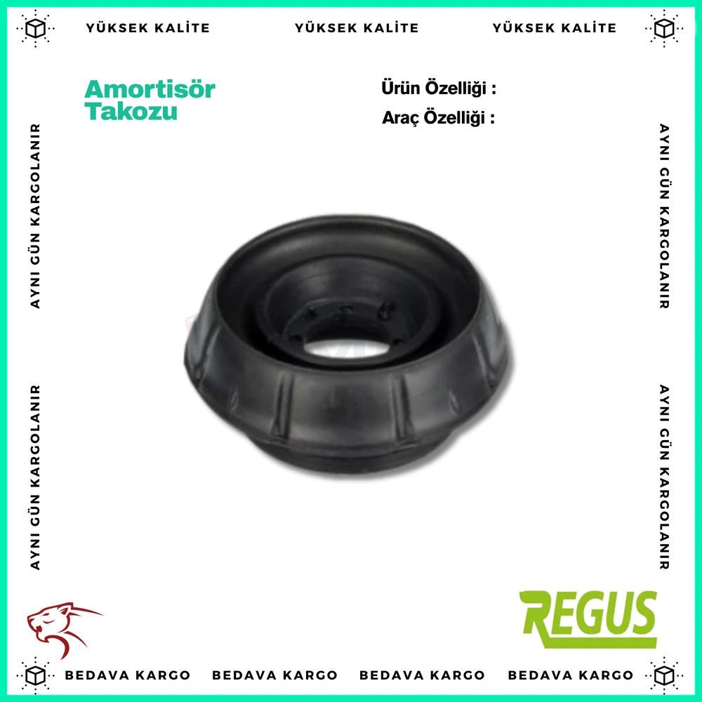 Amortisor Takozu Dacia Dokker Duster Logan Lodgy Sandero - 543A06915R - Yedek Parça