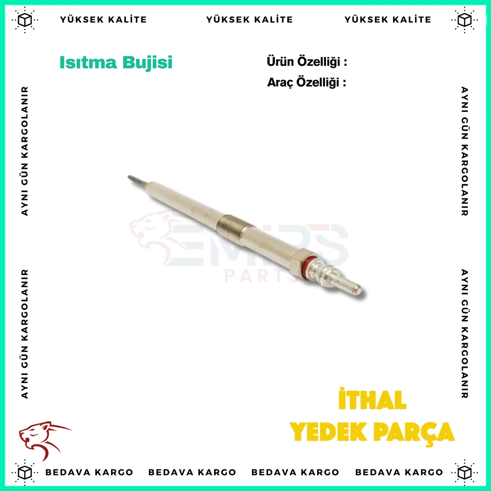 Isitma Bujisi Renault Talisman Kadjar Trafic 3 R9m 1.6 - 110651492R - Yedek Parça